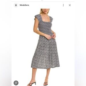 Nation LTD Patterned Midi Dress